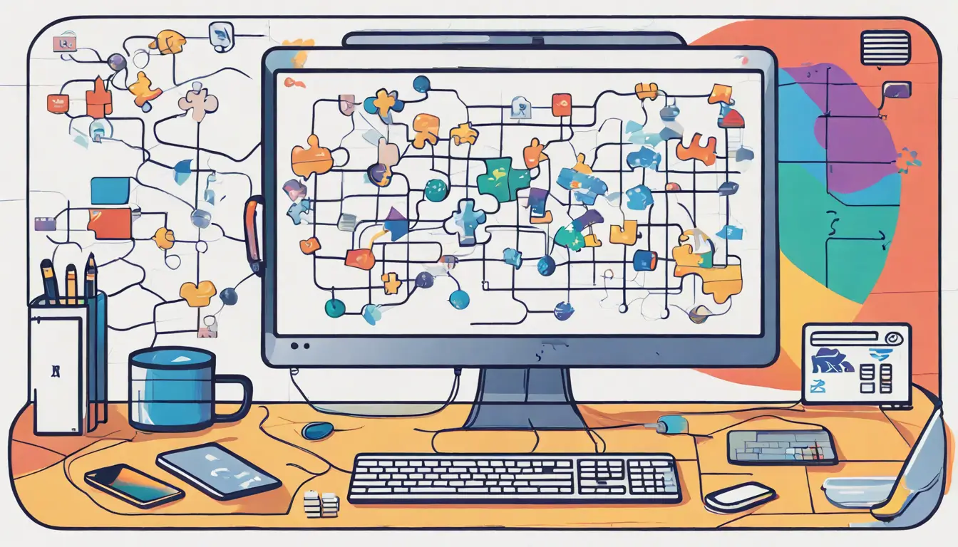 Computador exibindo plataforma Spedy integrada a sistemas de pagamento como PayPal, Stripe e Visa, simbolizando a facilidade de conexões.